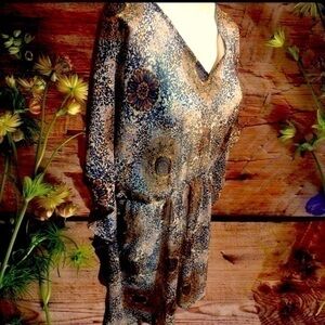 Azur Plus Size STUNNING Cover Up Or Kimono. NWT Plus Size O/S Fits Most